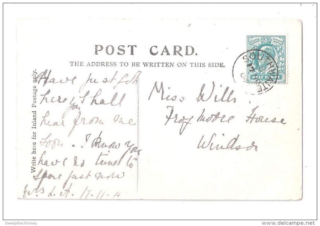 SOUTHWAITE THIMBLE POSTMARK ON A CORBY BRIDGE Nr Carlisle EDWARDIAN USED POSTCARD - Autres & Non Classés