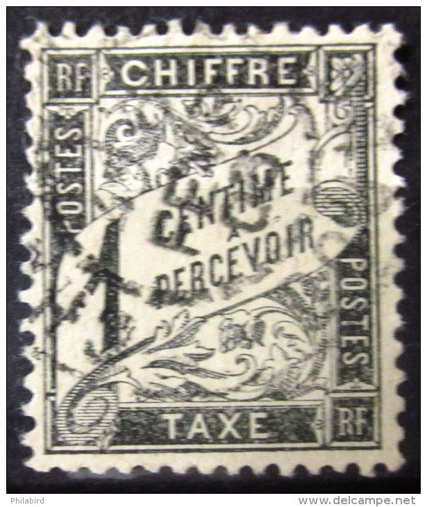 FRANCE           TAXE  10             OBLITERE - 1859-1959 Oblitérés