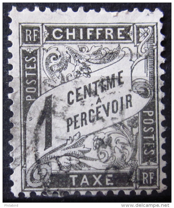 FRANCE           TAXE  10             OBLITERE - 1859-1959 Afgestempeld