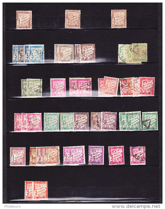 Timbres Taxe Cote 6900€ - Other & Unclassified