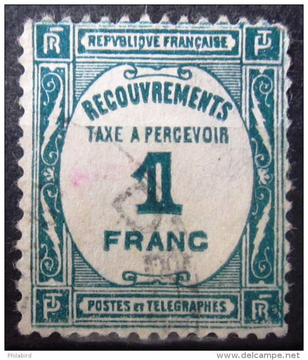 FRANCE                TAXE  60         OBLITERE - 1859-1959 Afgestempeld