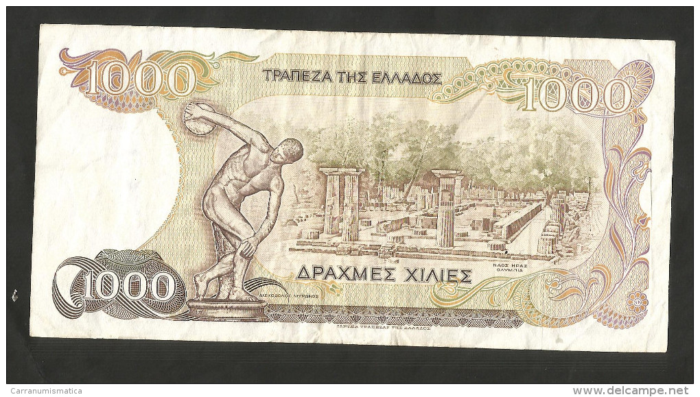 [NC] GREECE - 1000 DRACHMAI (1987) - APOLLO OLYMPIO - Grèce