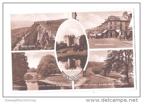 RP Kendal  Multiview Postcard Of Kendal   Cumbria Lake District  Area - Kendal