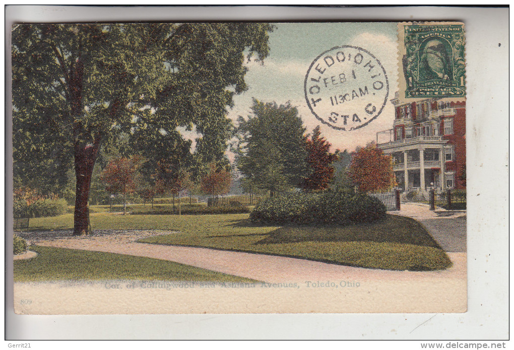 USA - OHIO - TOLEDO, Colingwood & Ashland Av. 1908 - Toledo