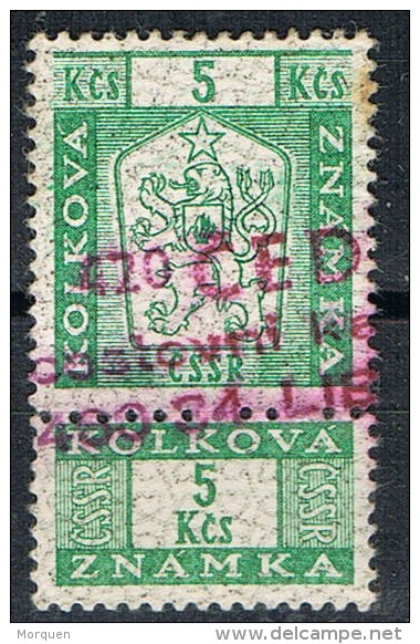 Sello Fiscal, BULGARIA. Kolkova Znamka 5 Kp. º - Timbres-taxe