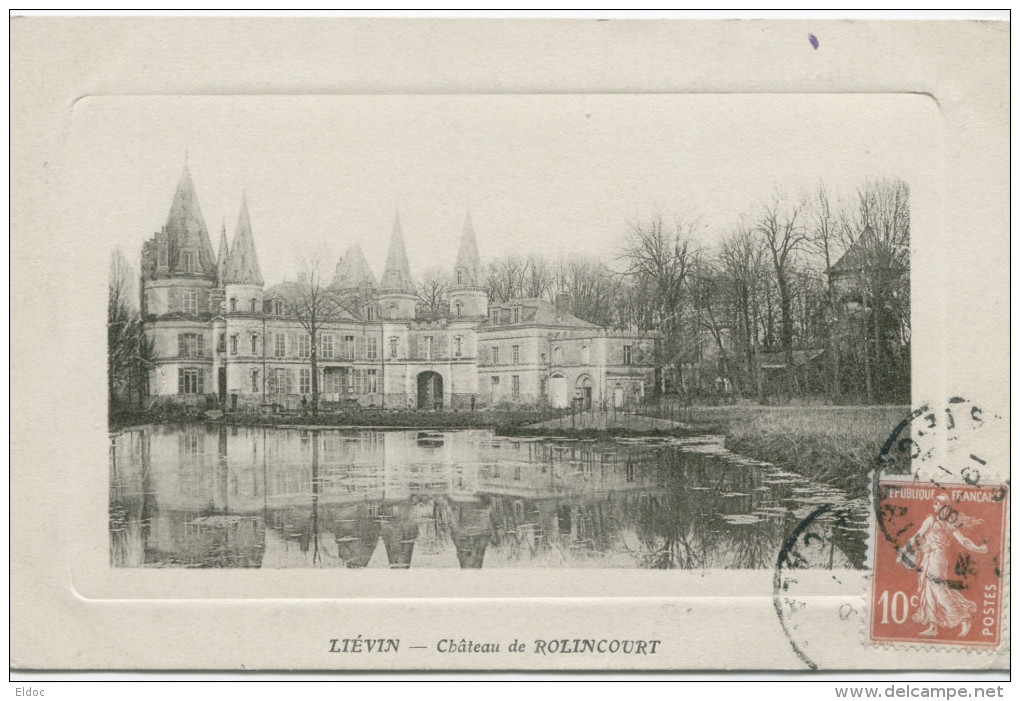 LIEVIN (Pas-de-Calais) Château De Rolincourt - Lievin