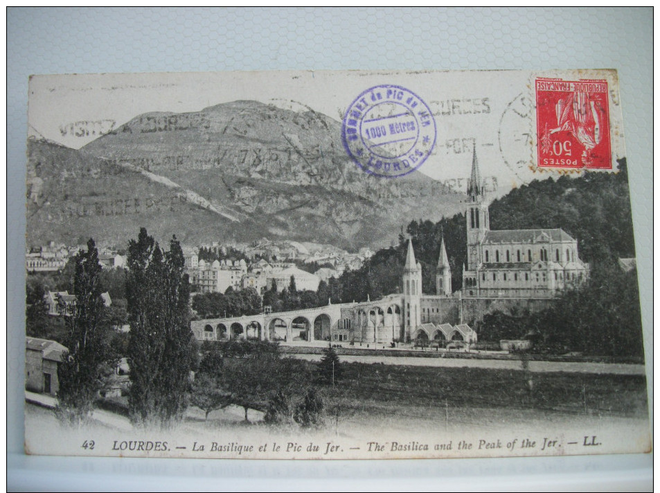 LOT B DE 100 CARTES POSTALES ANCIENNES  SUR LOURDES TOUTES SCANNEES