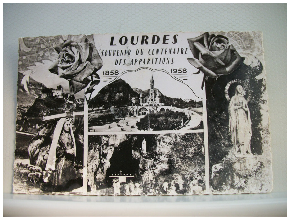 LOT B DE 100 CARTES POSTALES ANCIENNES  SUR LOURDES TOUTES SCANNEES