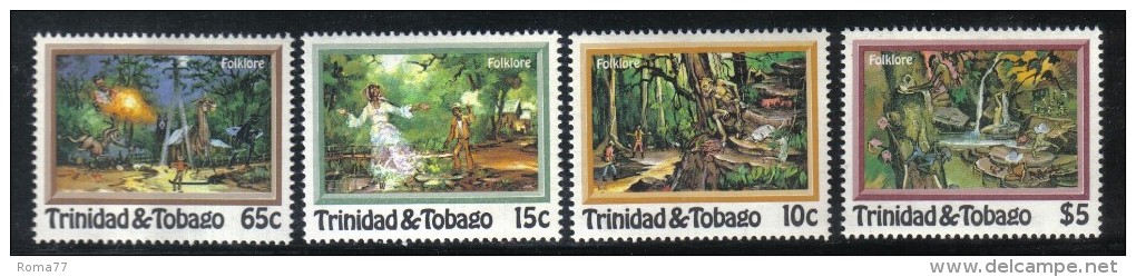 Z776 - TRINIDAD & TOBAGO 1982, Folklore La Serie 458/461  ***  MNH - Trinité & Tobago (1962-...)