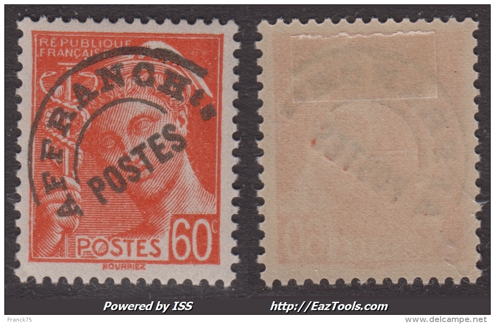 Préo 60c Mercure Neuf * TB(Dallay N° 82 , Cote  25€) - 1893-1947