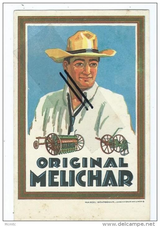 Carte Postale - Pub Machines Agricoles -Original Melichar - Andere & Zonder Classificatie