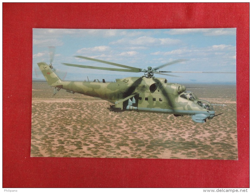 Helicopter Mi 24 Hind Attack    Ref   1395 - Elicotteri