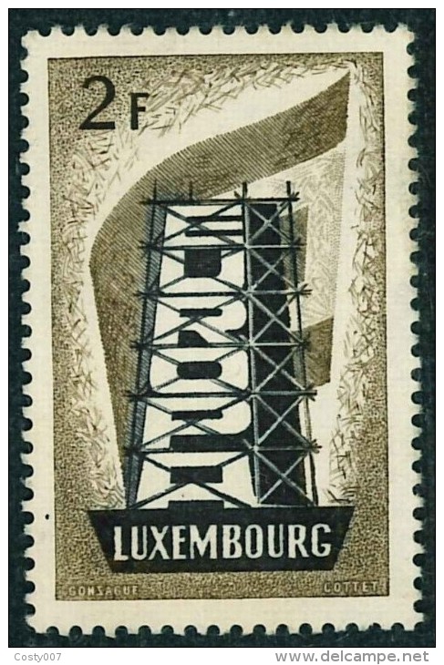 Luxembourg 1956 Europa CEPT 2Fr MNG MH AC.334 - 1956