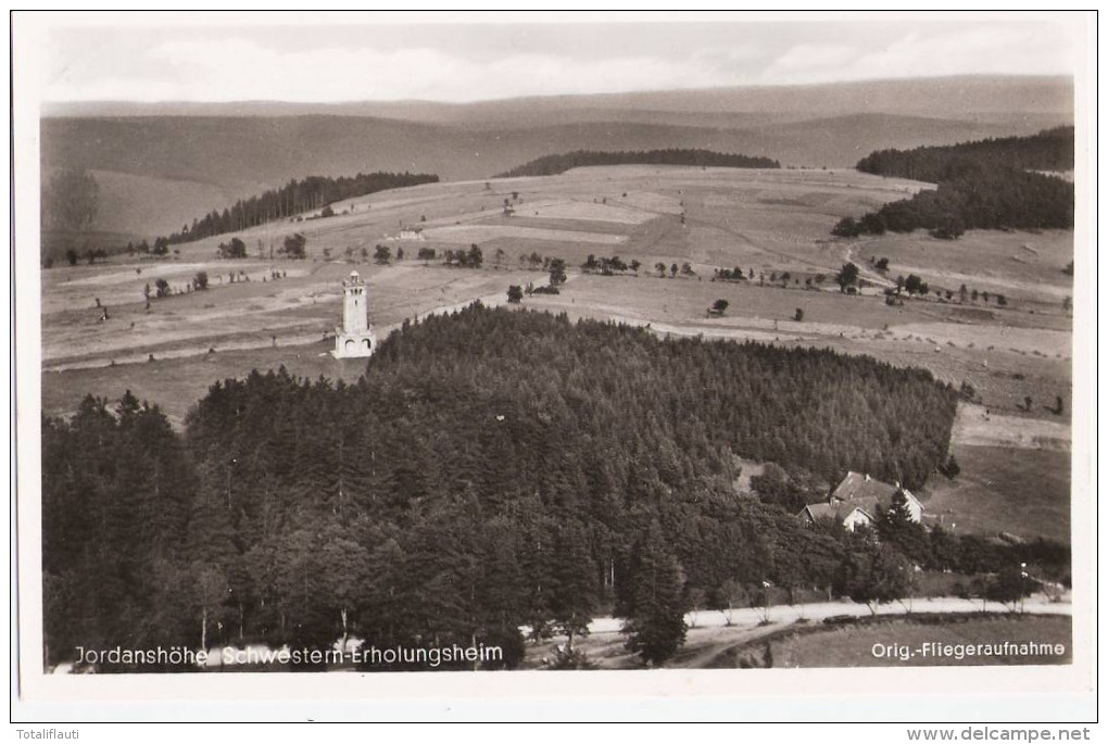 JORDANSHÖHE Schwestern Erholungsheim B Sankt Andreasberg Luftaufnahme 16.7.1941 Gelaufen - St. Andreasberg