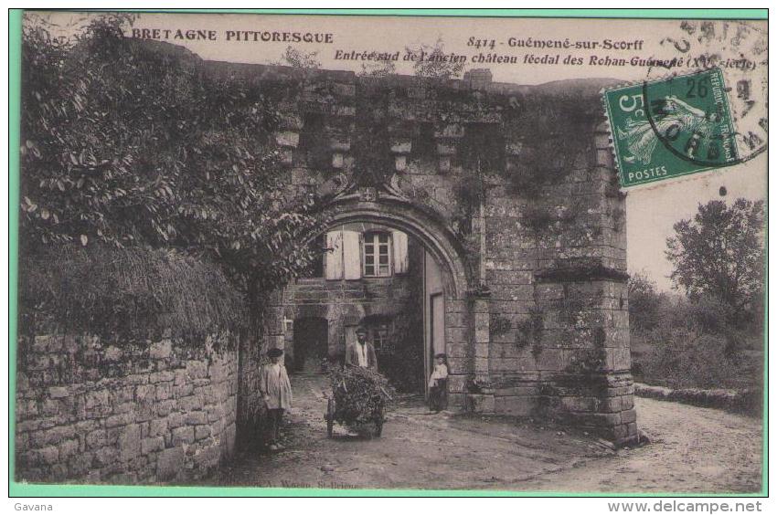 56 GUEMENE-sur-SCORFF - Entrée Sud De L'ancien Chateau Féodal Des Rohan-Guémené - Guemene Sur Scorff