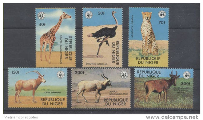 W29 WWF W.W.F. Niger MNH Wild Animals Stamps 1978 - Unused Stamps