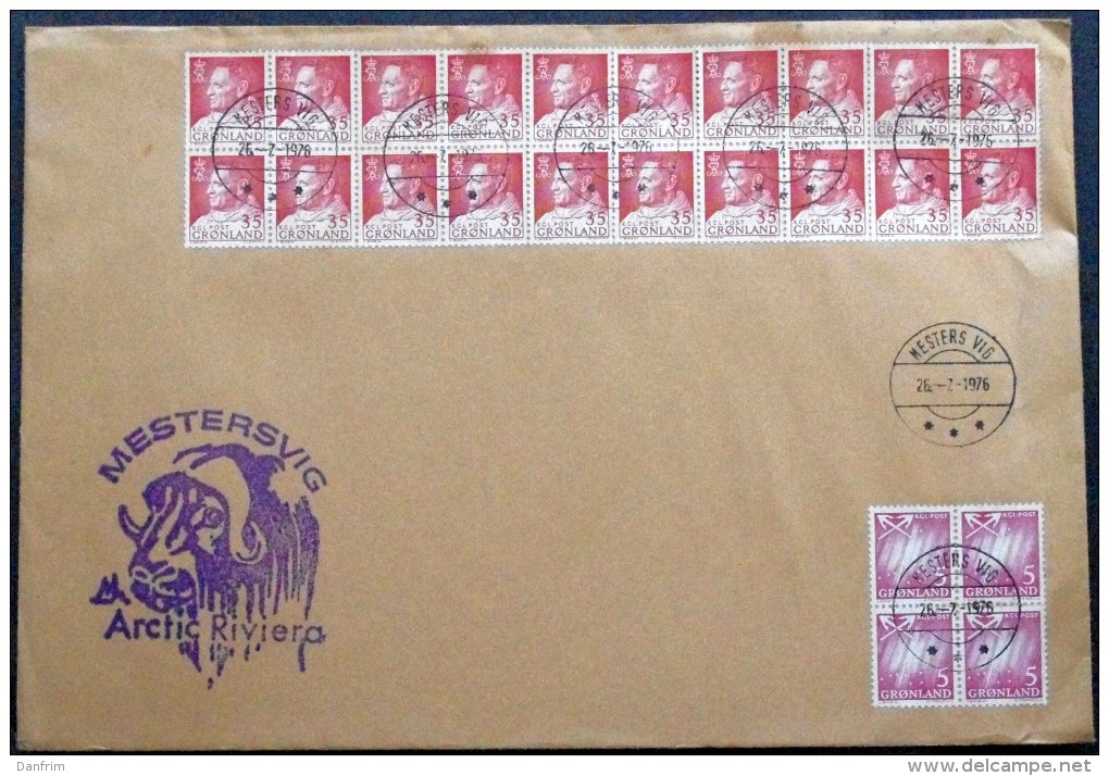 Greenland  1976 MESTER VIG 26-7-1976  Letter    (Lot 3454 ) - Lettres & Documents