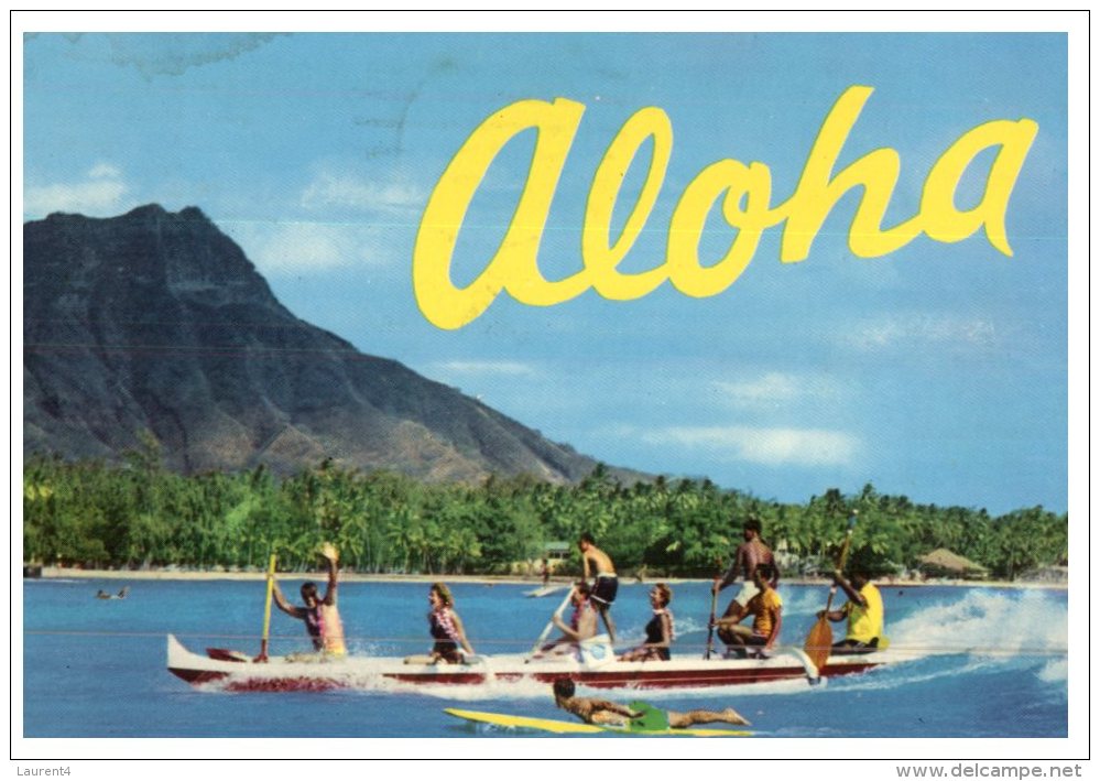 (960) Canoe - Barque - Hawaii - Altri & Non Classificati