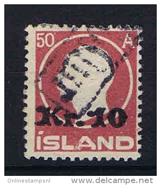 Iceland 1924 Mi Nr 120 Yv Nr 111  Used - Gebruikt