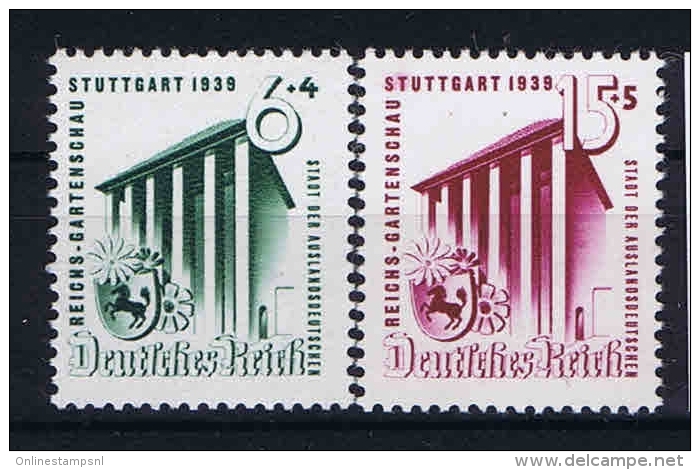 Germany 1939 Mi. Nr. 692-693 , Yv  634-635 , MNH/** - Nuovi
