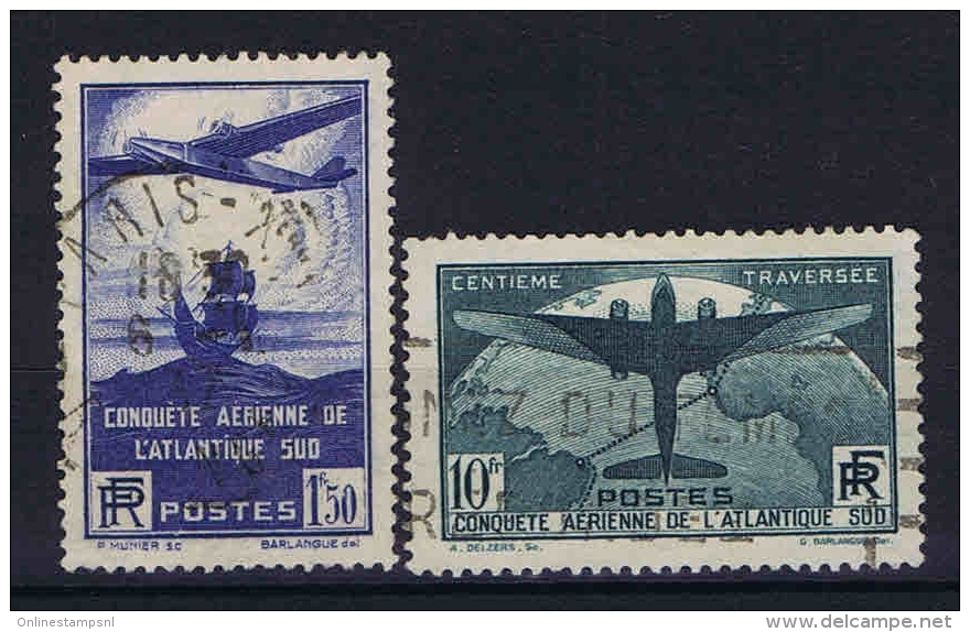 France 1936 Yv 320-321 Used Obl. - Usati