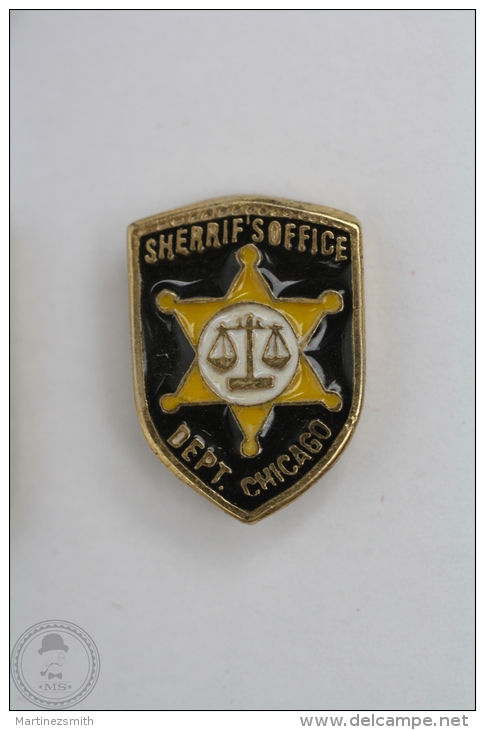 Sheriff´s Office Department Chicago - Pin Badge #PLS - Policia