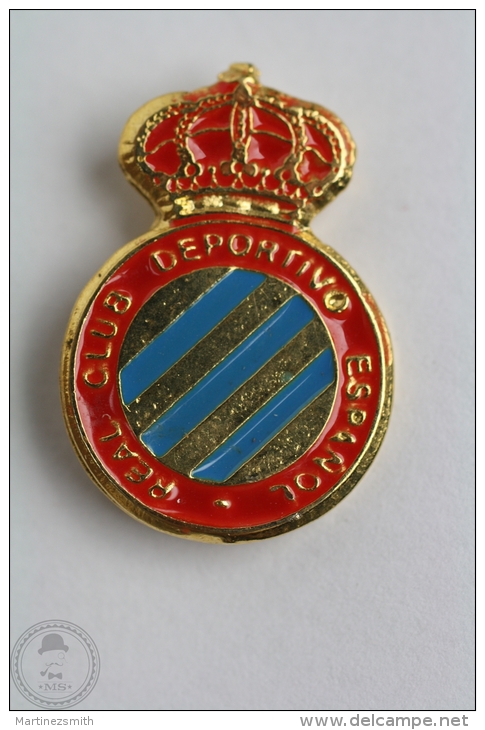 Spanish Footbal Team Real Club Deportivo Español - Pin Badge #PLS - Fútbol