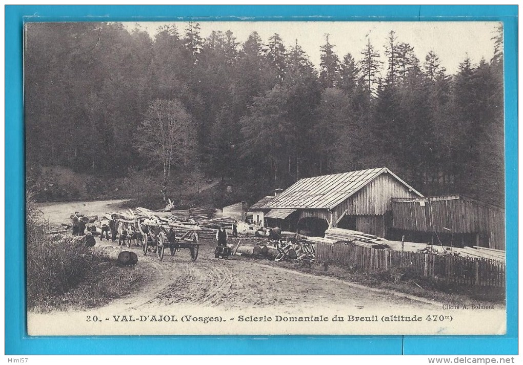 C.P.A. VAL-D'AJOL - Scierie Domaniale Du Breuil - Autres & Non Classés