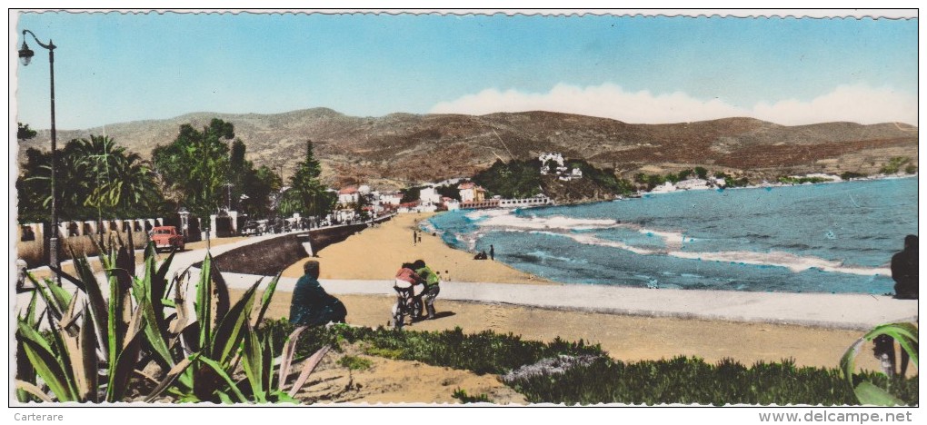 AFRIQUE,AFRICA,BONE,ALGERIE,ANNABA ,ex Colonie Française,SAINT CLOUS,PLAGE,CYCLISTE SUR SABLE - Annaba (Bône)