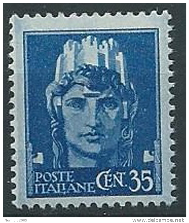 1945 LUOGOTENENZA 35 CENT SENZA FILIGRANA MNH ** - ED580 - Neufs