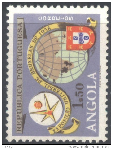 ANGOLA - PORTUGAL - EXPOSITION  BRUSSELS - 1958 - MNH ** - 1958 – Brussels (Belgium)
