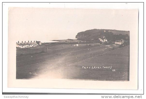 RP  PETT LEVEL WEST 62 Nr Hastings Sussex  Unused Old Postcard Prefabs Huts Houses - Altri & Non Classificati