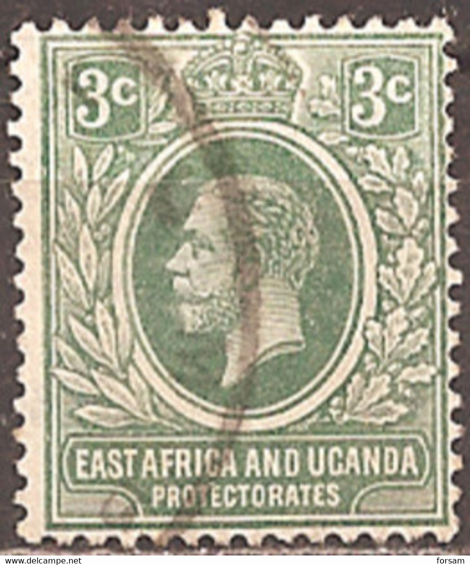 EAST AFRICA & UGANDA..1912..Michel # 43...used. - Protectoraten Van Oost-Afrika En Van Oeganda