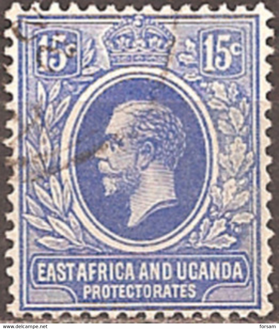 EAST AFRICA & UGANDA..1912..Michel # 47...used. - Protectorados De África Oriental Y Uganda