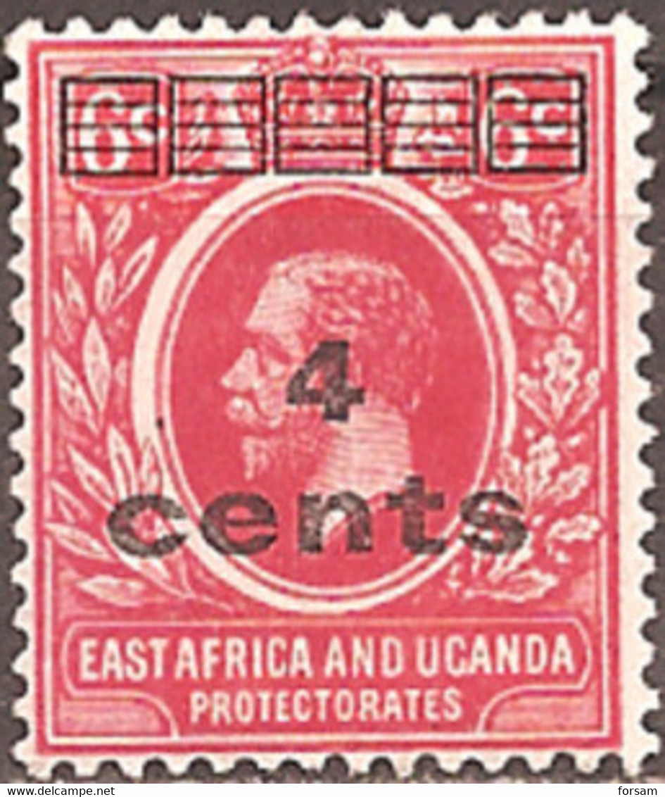 EAST AFRICA & UGANDA..1919..Michel # 59...MLH. - East Africa & Uganda Protectorates