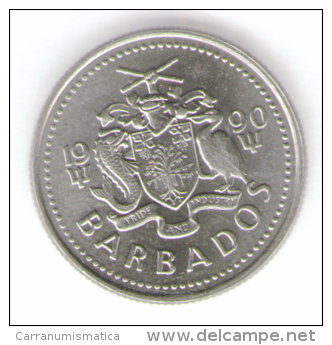 BARBADOS 10 CENTS 1990 - Barbados