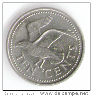 BARBADOS 10 CENTS 1990 - Barbados