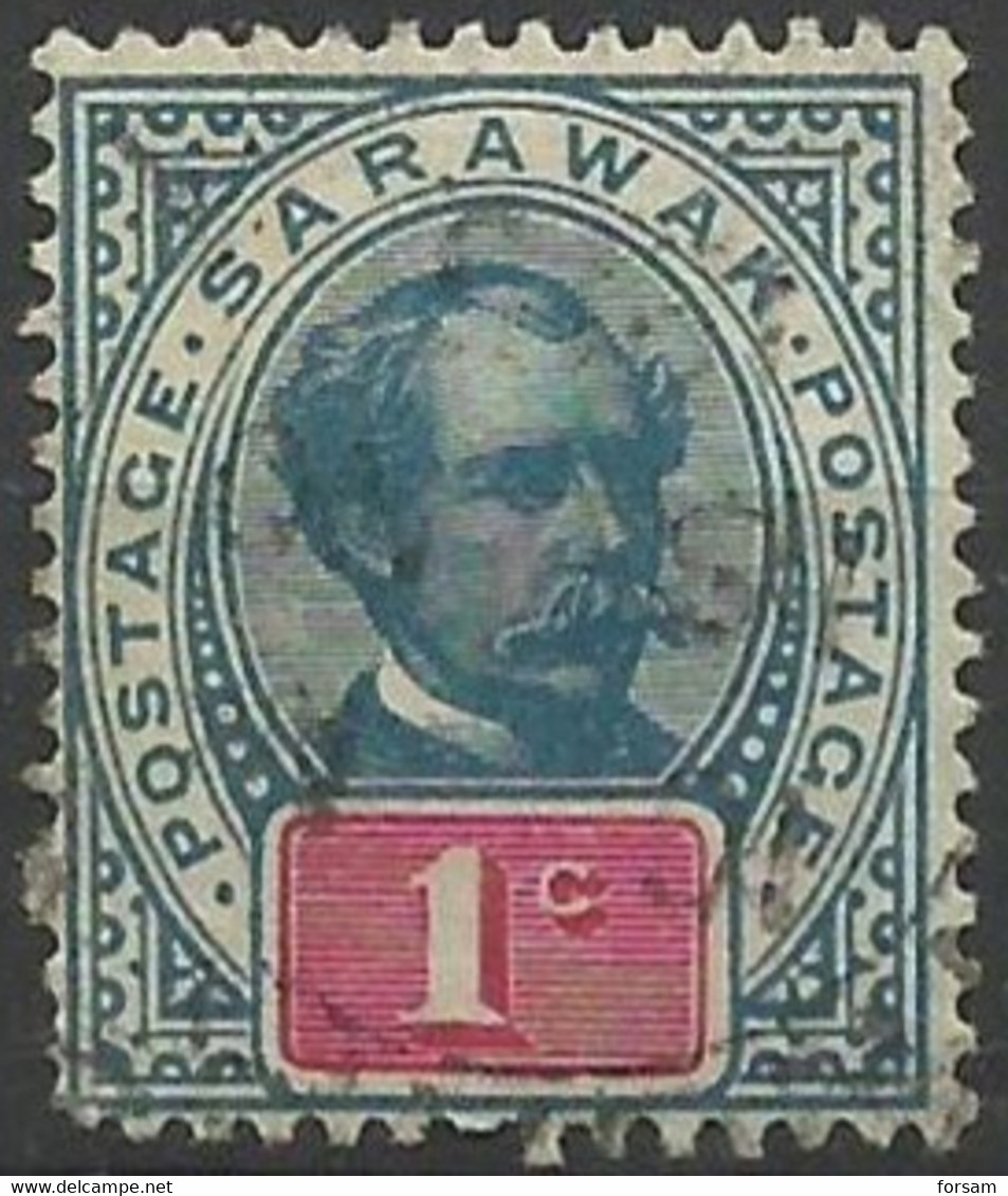 SARAWAK..1899..Michel # 34...used. - Sarawak (...-1963)