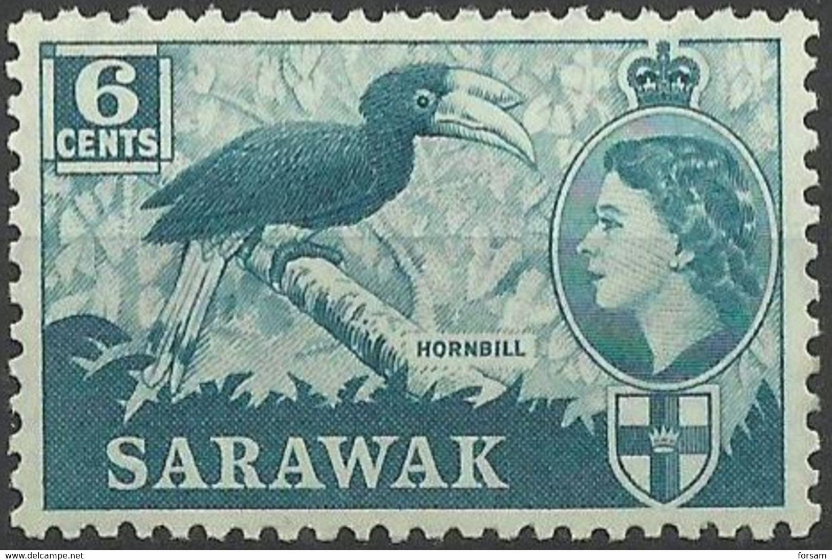 SARAWAK..1955..Michel # 191...MH. - Sarawak (...-1963)