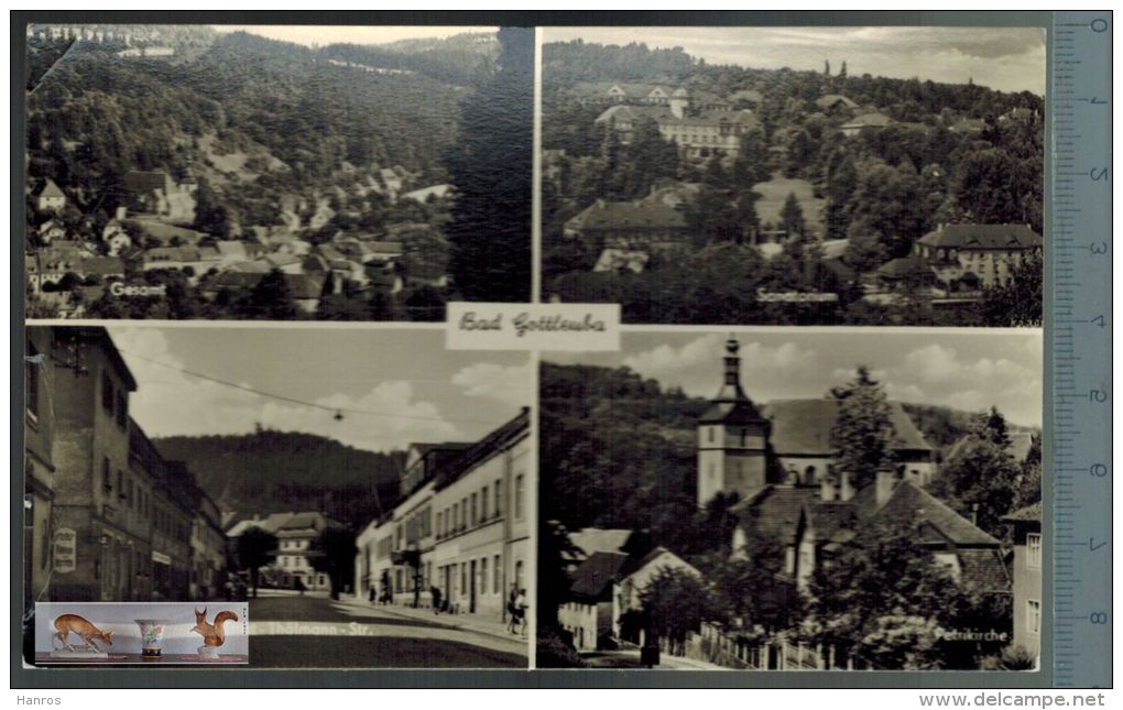 Bad Gottleuba -1956- Verlag: Erlbach Im Vogtland,  POSTKARTE Mit Frankatur, Mit Stempel,  17.7.56,  Erhaltung: I-II - Bad Gottleuba-Berggiesshuebel