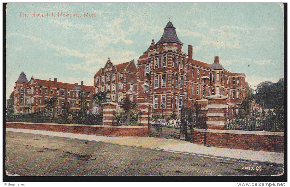 CPA - (Royaume-Uni) The Hospital, Newport, Mon. - Monmouthshire