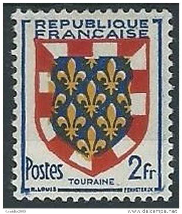 1951 FRANCIA STEMMI DI PROVINCE FRANCESI 2 F MH * - EDF068 - 1941-66 Escudos Y Blasones