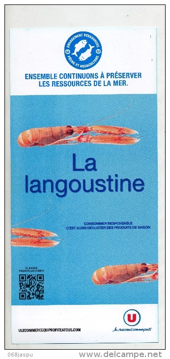 Fiche Recette Unico Crustace Coquillage  Langoustine - Ricette Culinarie