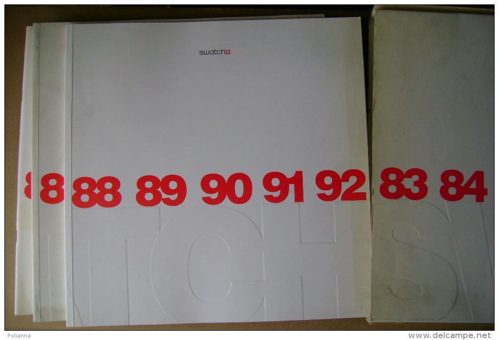 PCG/1 Catalogo OROLOGI SWATCH - Tutti I Modelli Da 1983 A 1992 - 3 Vol. - Orologi Moderni