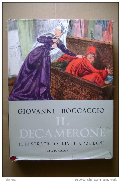 PCG/5 Boccaccio IL DECAMERONE Curcio Illustrato Apolloni 1964 - Classiques