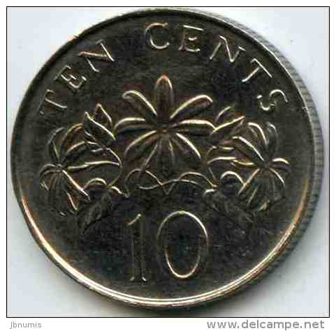 Singapour Singapore 10 Cents 2011 KM 100 - Singapur