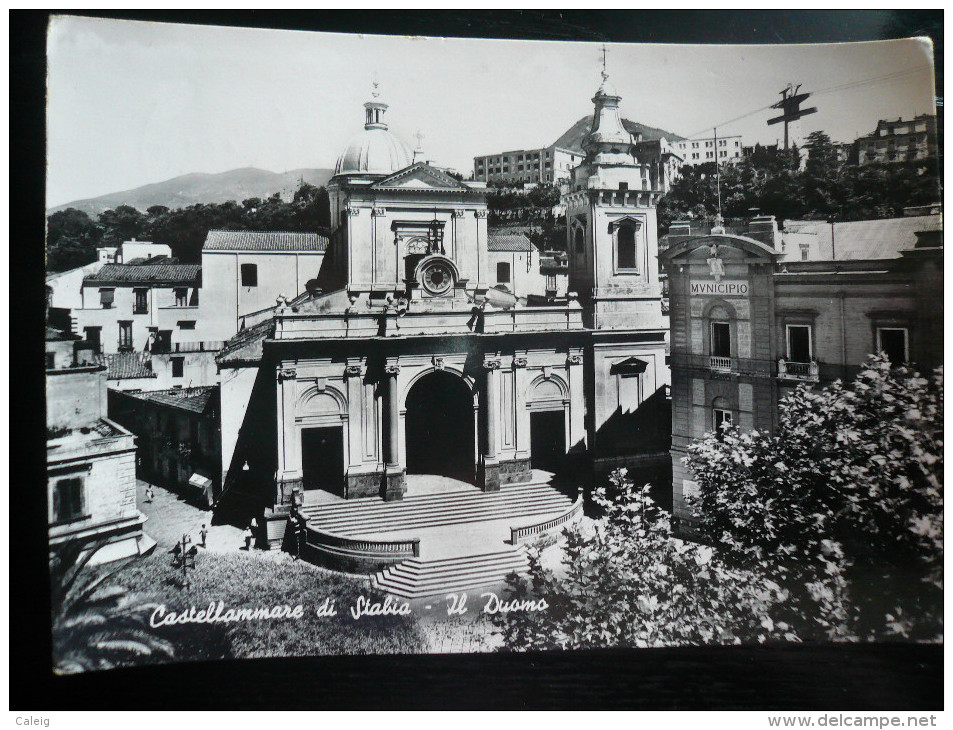 Castellammare Di Stabia- Il Duomo Usata 4.7.58 - Castellammare Di Stabia