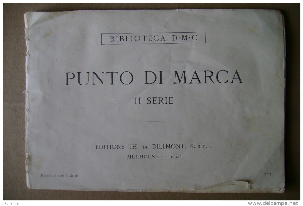 PCG/40 PUNTO DI MARCA Bibliot. DMC Dillmont/ricami Punto Croce - Huis En Keuken