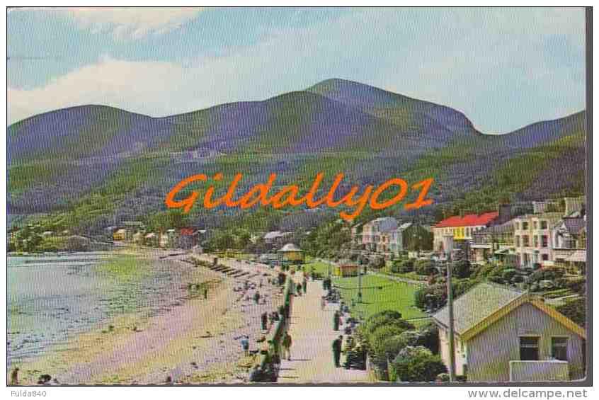 CPSM.     NEWCASTLE.       The Promenade With The Mourne Moutains In The Background.   1967.  (Animée) - Huntingdonshire