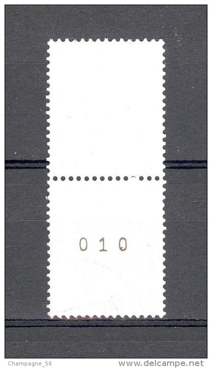1987 N°1167 + 1167  SE-TENANT  FLUORESCENT OBLITÉRÉ 0.60 € X 2 =  YVERT TELLIER 1.20 € - Roulettes